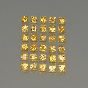 Achetez naturel 3,56ct jaune saphir gems, carré, en provenance tanzanie chez gemselect. en stock, livraison internationale!