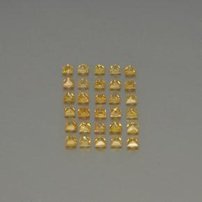 Achetez naturel 3,56ct jaune saphir gems, carré, en provenance tanzanie chez gemselect. en stock, livraison internationale!