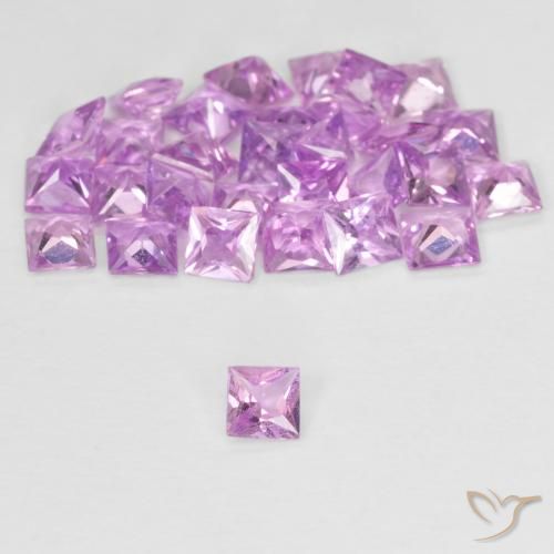 Shop natural 2.56ct Rose clair Saphir gems, Carré, from Madagascar at GemSelect. In stock, global shipping!