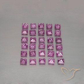Shop natural 3.48ct Rose pourpre royal léger Saphir gems, Carré, from Madagascar at GemSelect. In stock, global shipping!