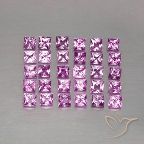 Achetez naturel 3,47ct rose saphir gems, carré, en provenance madagascar chez gemselect. en stock, livraison internationale!