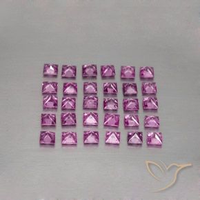 Achetez naturel 3,47ct rose saphir gems, carré, en provenance madagascar chez gemselect. en stock, livraison internationale!