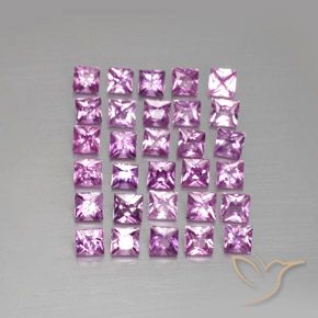 Shop natural 2.48ct Rose clair Saphir gems, Carré, from Madagascar at GemSelect. In stock, global shipping!