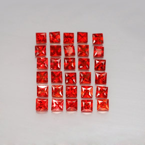 Achetez naturel ct orange saphir gems, carré, en provenance tanzanie chez gemselect. en stock, livraison internationale!