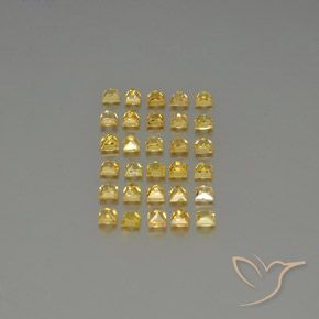 Achetez naturel 3,51ct jaune saphir gems, carré, en provenance tanzanie chez gemselect. en stock, livraison internationale!
