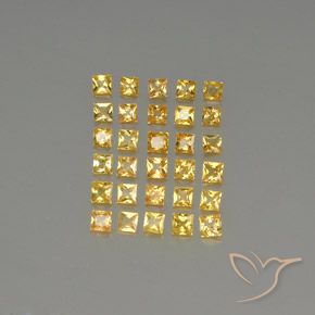 Achetez naturel 3,11ct jaune saphir gems, carré, en provenance tanzanie chez gemselect. en stock, livraison internationale!