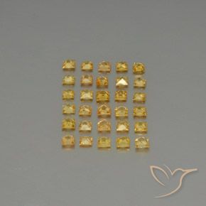 Achetez naturel 3,11ct jaune saphir gems, carré, en provenance tanzanie chez gemselect. en stock, livraison internationale!