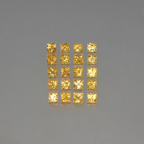 Achetez naturel ct jaune saphir gems, carré, en provenance tanzanie (songea) chez gemselect. en stock, livraison internationale!
