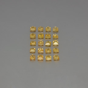 Achetez naturel ct jaune saphir gems, carré, en provenance tanzanie (songea) chez gemselect. en stock, livraison internationale!
