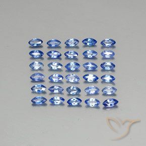2.73ctw Naturel Bleu foncé moyen Saphir, Marquise, VVS-VS