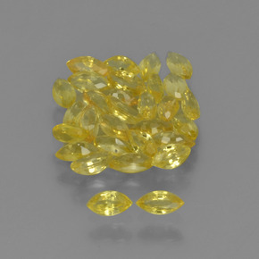 Achetez naturel 3,34ct jaune saphir gems, marquise, en provenance tanzanie chez gemselect. en stock, livraison internationale!