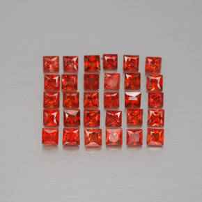 Achetez naturel ct orange saphir gems, carré, en provenance tanzanie (songea) chez gemselect. en stock, livraison internationale!