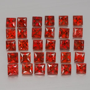 Achetez naturel ct orange saphir gems, carré, en provenance tanzanie (songea) chez gemselect. en stock, livraison internationale!