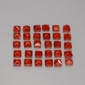 Achetez naturel ct orange saphir gems, carré, en provenance tanzanie (songea) chez gemselect. en stock, livraison internationale!