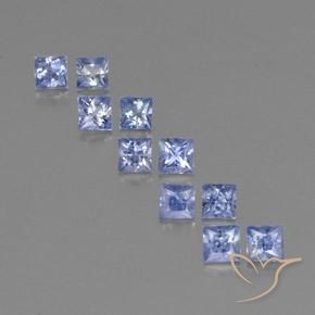 Achetez naturel 2,51ct bleue saphir gems, carré, en provenance sri lanka chez gemselect. en stock, livraison internationale!