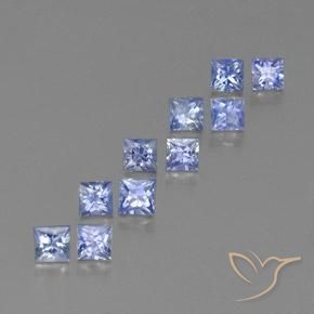 Achetez naturel 2,56ct bleue saphir gems, carré, en provenance sri lanka chez gemselect. en stock, livraison internationale!