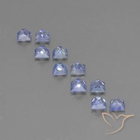 Achetez naturel 2,56ct bleue saphir gems, carré, en provenance sri lanka chez gemselect. en stock, livraison internationale!