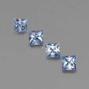 Achetez naturel ct bleue saphir gems, carré, en provenance sri lanka (ceylan) chez gemselect. en stock, livraison internationale!