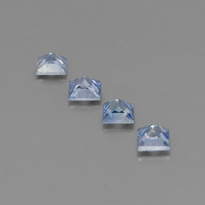 Achetez naturel ct bleue saphir gems, carré, en provenance sri lanka (ceylan) chez gemselect. en stock, livraison internationale!