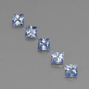 Achetez naturel ct bleue saphir gems, carré, en provenance sri lanka (ceylan) chez gemselect. en stock, livraison internationale!