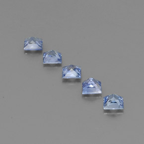 Achetez naturel ct bleue saphir gems, carré, en provenance sri lanka (ceylan) chez gemselect. en stock, livraison internationale!