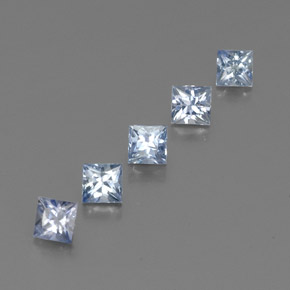 Achetez naturel ct bleue saphir gems, carré, en provenance sri lanka chez gemselect. en stock, livraison internationale!