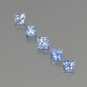 Achetez naturel ct bleue saphir gems, carré, en provenance sri lanka chez gemselect. en stock, livraison internationale!