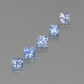 Achetez naturel ct bleue saphir gems, carré, en provenance sri lanka chez gemselect. en stock, livraison internationale!