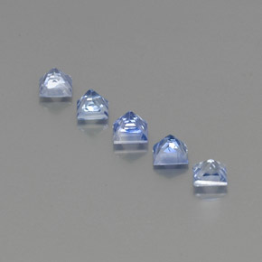 Achetez naturel ct bleue saphir gems, carré, en provenance sri lanka chez gemselect. en stock, livraison internationale!