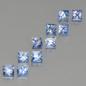 Achetez naturel ct bleue saphir gems, carré, en provenance sri lanka chez gemselect. en stock, livraison internationale!