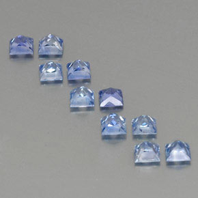 Achetez naturel ct bleue saphir gems, carré, en provenance sri lanka chez gemselect. en stock, livraison internationale!