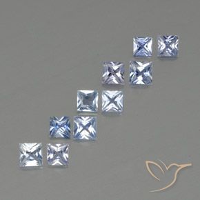 Achetez naturel 2,16ct bleue saphir gems, carré, en provenance sri lanka chez gemselect. en stock, livraison internationale!