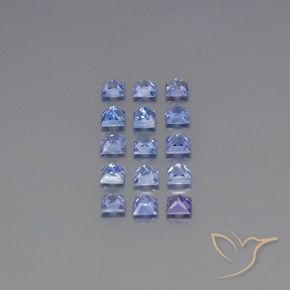 Achetez naturel 3,56ct bleue saphir gems, carré, en provenance sri lanka chez gemselect. en stock, livraison internationale!