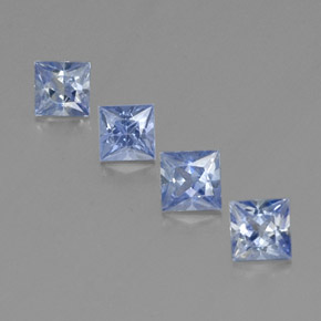 Achetez naturel ct bleue saphir gems, carré, en provenance sri lanka (ceylan) chez gemselect. en stock, livraison internationale!