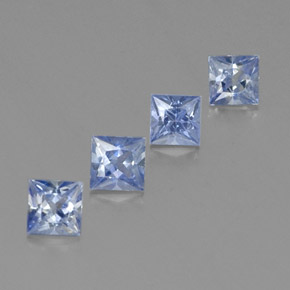 Achetez naturel ct bleue saphir gems, carré, en provenance sri lanka (ceylan) chez gemselect. en stock, livraison internationale!