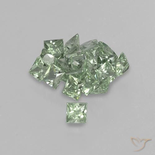 Shop natural 2.31ct Vert clair Saphir gems, Carré, from Tanzanie at GemSelect. In stock, global shipping!