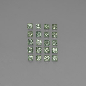 Achetez naturel ct vert saphir gems, carré, en provenance tanzanie (songea) chez gemselect. en stock, livraison internationale!