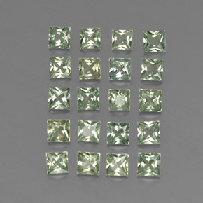 Achetez naturel ct vert saphir gems, carré, en provenance tanzanie chez gemselect. en stock, livraison internationale!