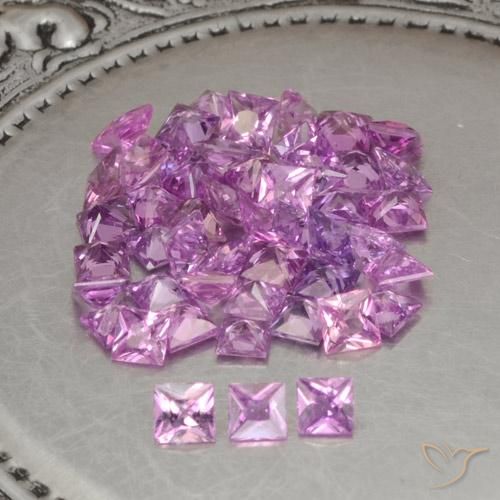 Shop natural 4.38ct Violet raisin très clair Saphir gems, Carré, from Madagascar at GemSelect. In stock, global shipping!
