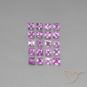 Shop natural 3.50ct Violet Rosâtre Saphir gems, Carré, from Madagascar at GemSelect. In stock, global shipping!