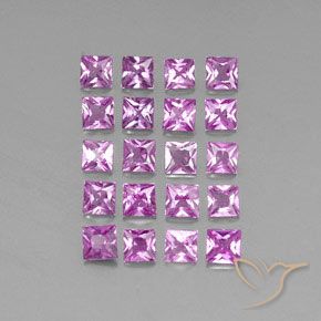 Shop natural 3.50ct Violet Rosâtre Saphir gems, Carré, from Madagascar at GemSelect. In stock, global shipping!