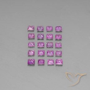 Shop natural 3.50ct Violet Rosâtre Saphir gems, Carré, from Madagascar at GemSelect. In stock, global shipping!