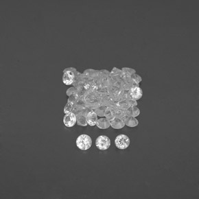 Achetez naturel ct blanc saphir gems, coupe roude, en provenance sri lanka (ceylan) chez gemselect. en stock, livraison internationale!