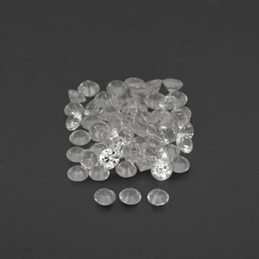 Achetez naturel ct blanc saphir gems, coupe roude, en provenance sri lanka (ceylan) chez gemselect. en stock, livraison internationale!