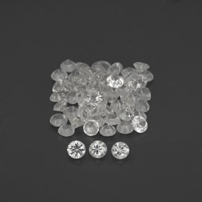 Achetez naturel ct blanc saphir gems, coupe roude, en provenance sri lanka (ceylan) chez gemselect. en stock, livraison internationale!