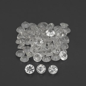 Achetez naturel ct blanc saphir gems, coupe roude, en provenance sri lanka (ceylan) chez gemselect. en stock, livraison internationale!