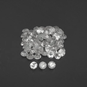 Achetez naturel ct blanc saphir gems, coupe roude, en provenance sri lanka (ceylan) chez gemselect. en stock, livraison internationale!
