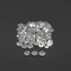 Achetez naturel ct blanc saphir gems, coupe roude, en provenance sri lanka (ceylan) chez gemselect. en stock, livraison internationale!
