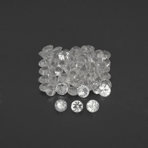 Achetez naturel ct blanc saphir gems, coupe roude, en provenance sri lanka (ceylan) chez gemselect. en stock, livraison internationale!