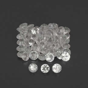 Achetez naturel ct blanc saphir gems, coupe roude, en provenance sri lanka (ceylan) chez gemselect. en stock, livraison internationale!